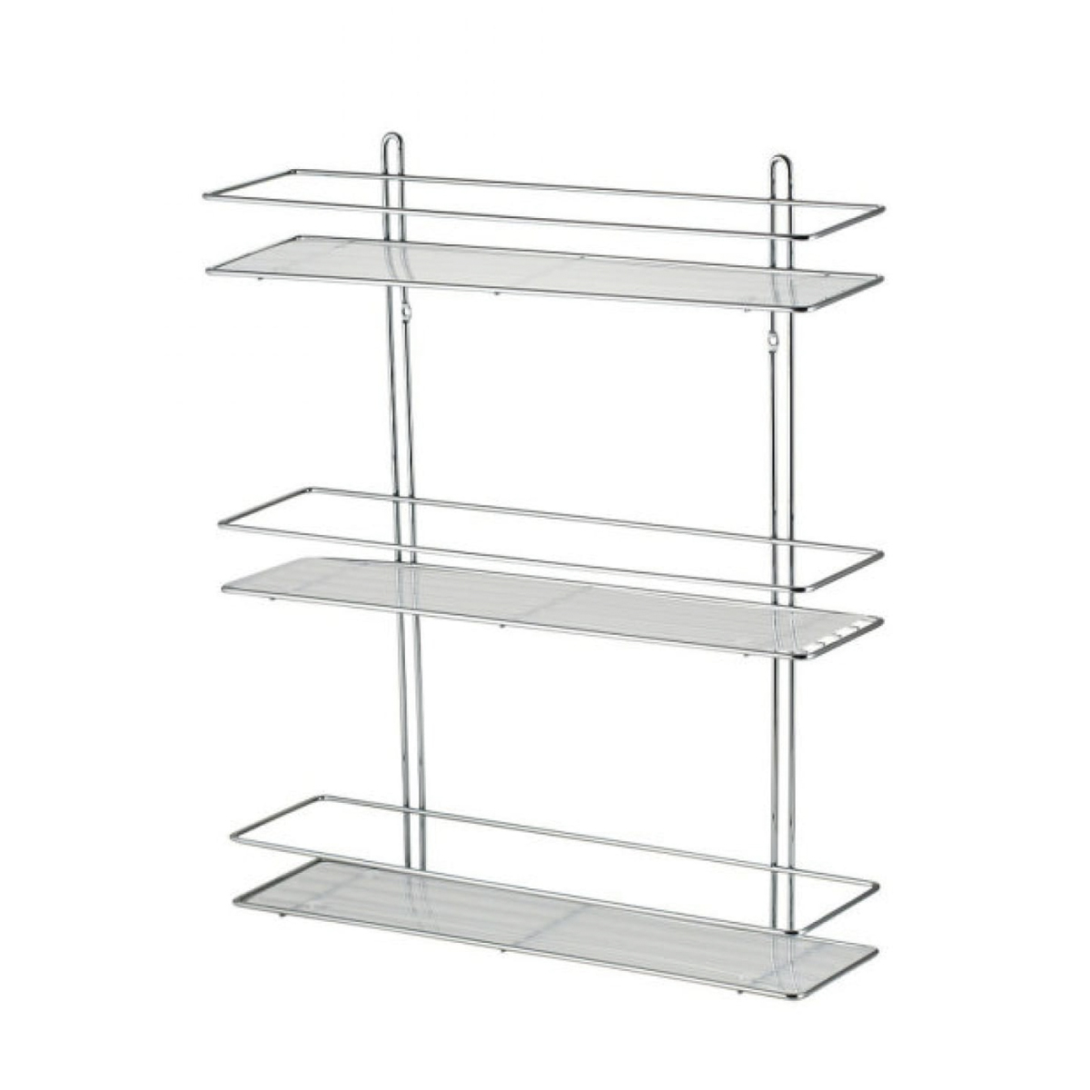 Полка для ванной 3-х ярусная 40*11*47 см, хром. (1/8) "swensa" swr-023