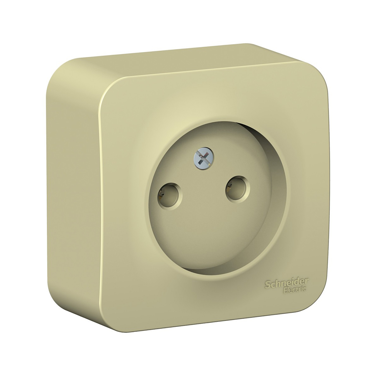 Розетка открыт. уст. "blanca" 1 местн. 16а, бежевый (1/18/36) "schneider"