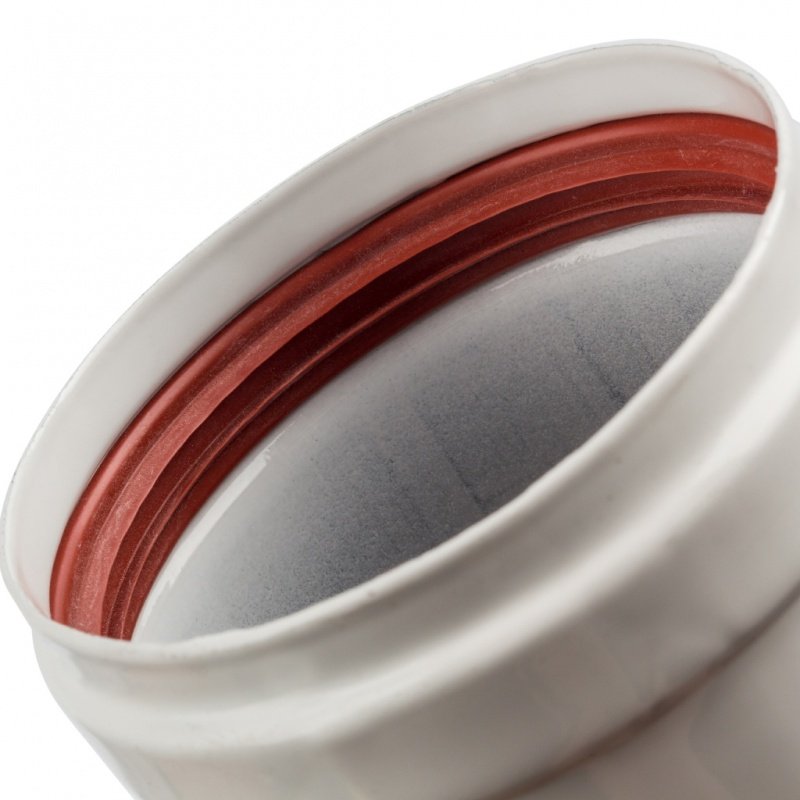 Адаптер соединительный D=80 мм (внутренний) для дымохода, STOUT