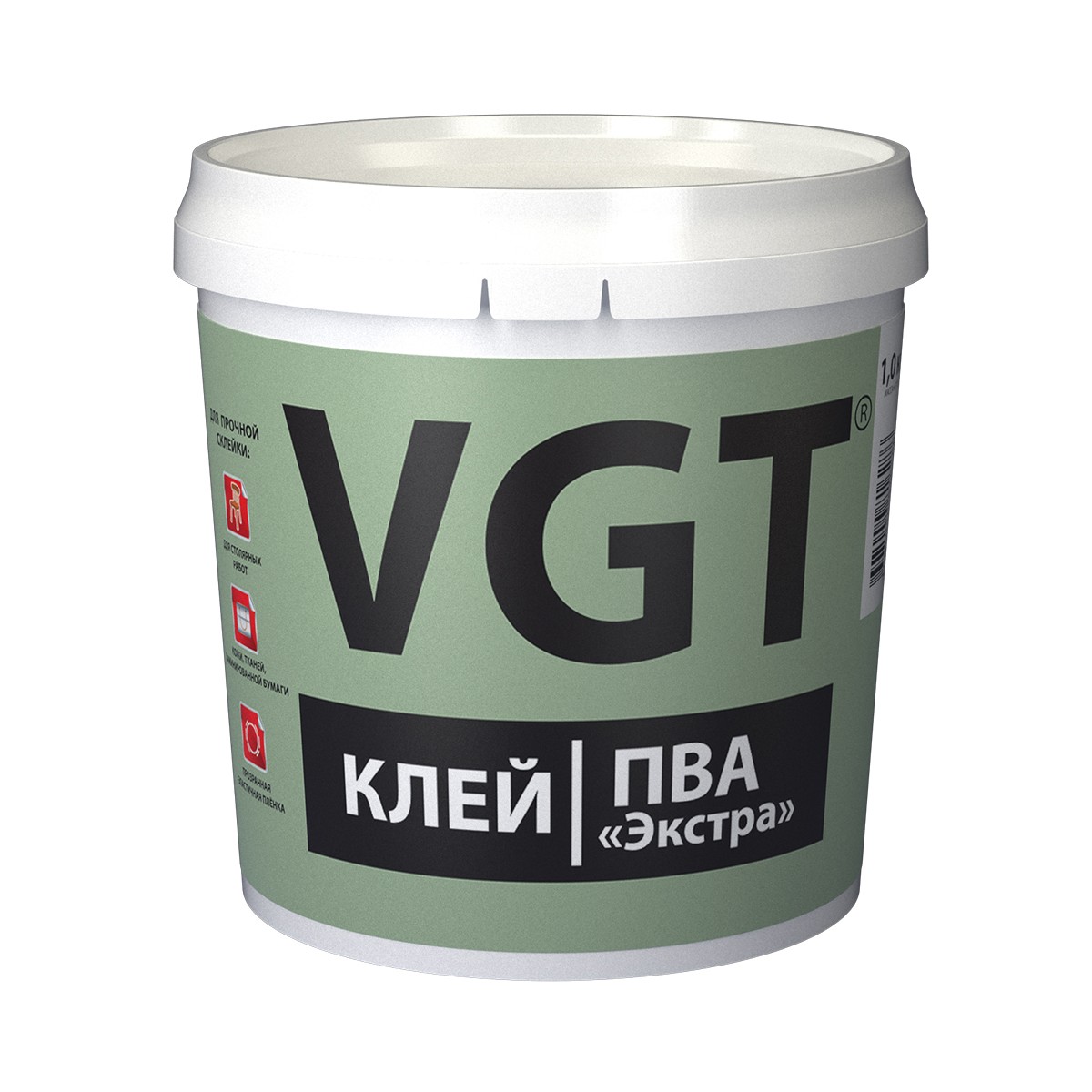 Клей пва "экстра"  1 кг (6)  "вгт"