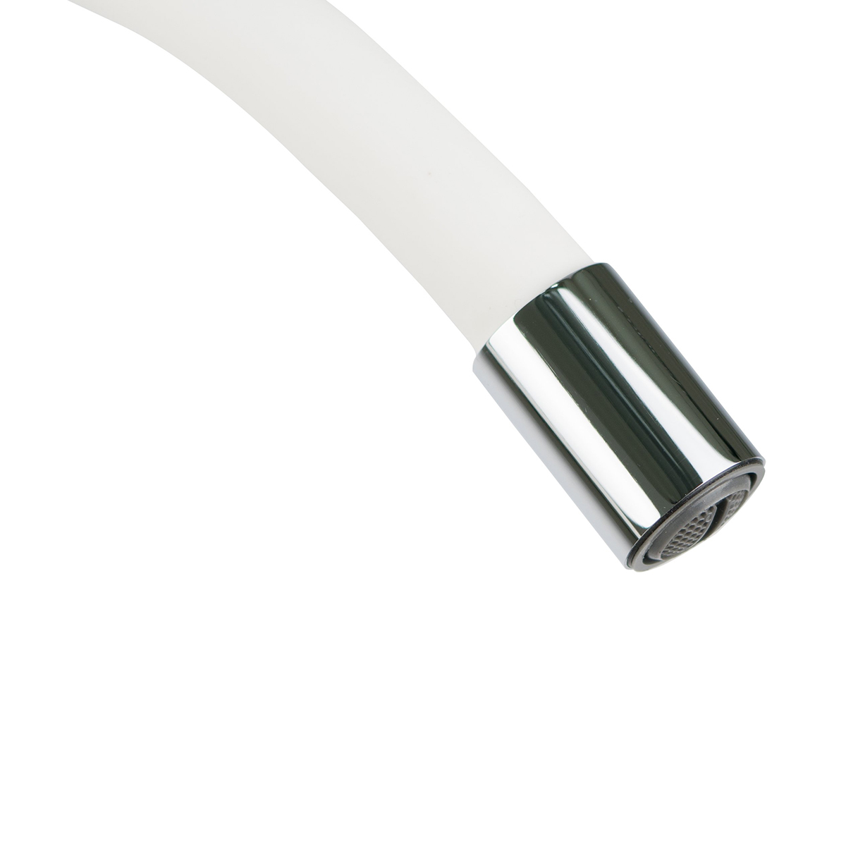 Смеситель для кухни  z35-35u-white (белый/хром) гибкий поворотн. излив (1/12) "rossinka"