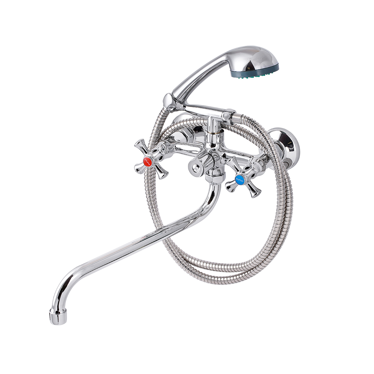 Смеситель для ванн псм-158-ек/75 длинный излив (1/10) "профсан"