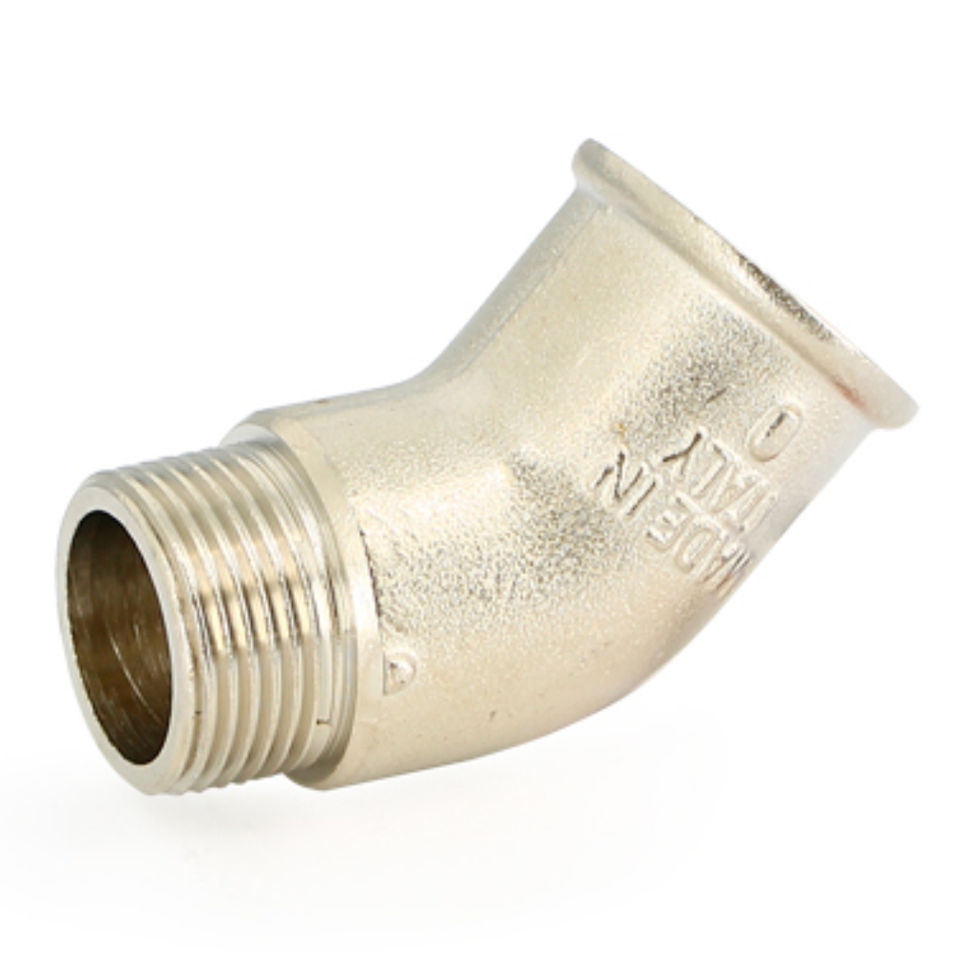 Угол резьбовой 45° ВН 3/4" никель UNI-FITT