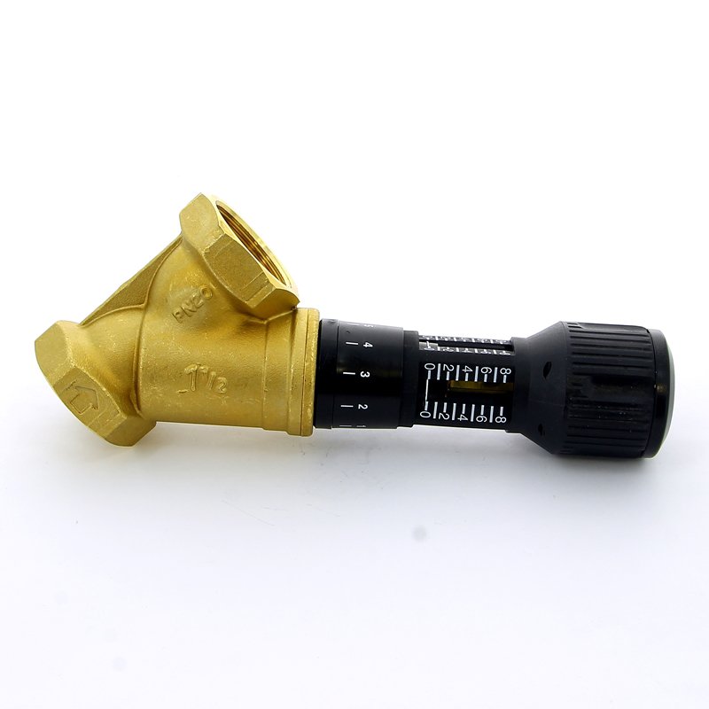 Клапан балансировочный CIM 727OT ручной 1"1/2 В / DN 40, с фиксацией настройки Kvs28,4 м3/час