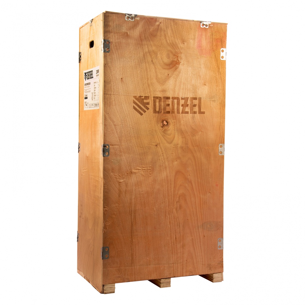 Компрессор воздушный BCV2200/100V, ременный привод , 2.3 кВт, 100 литров, 440 л/мин Denzel (58112)