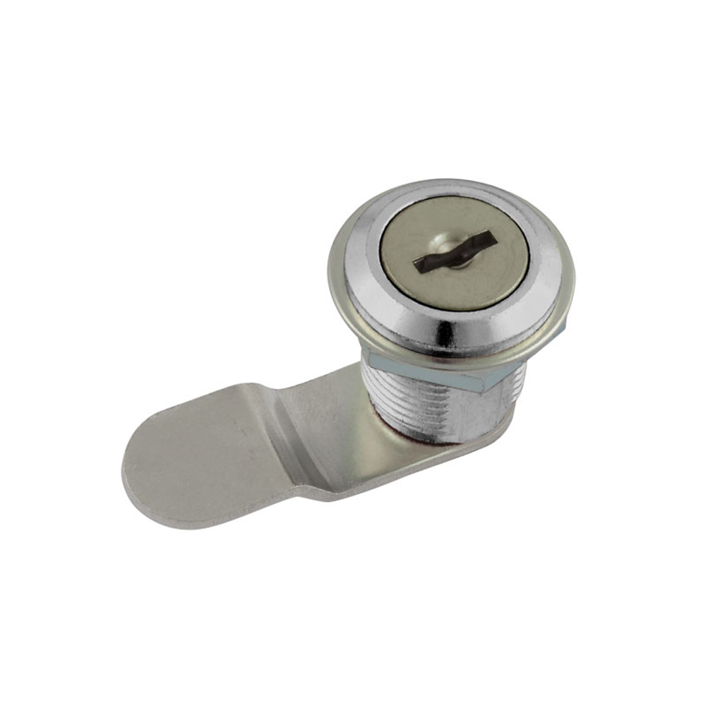 Замок почтовый  6103-16-ип  хром (изогнутая планка) (12/240) "нора-м"