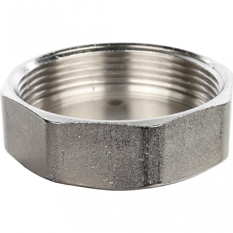 Заглушка резьбовая ВР 2" никель STOUT