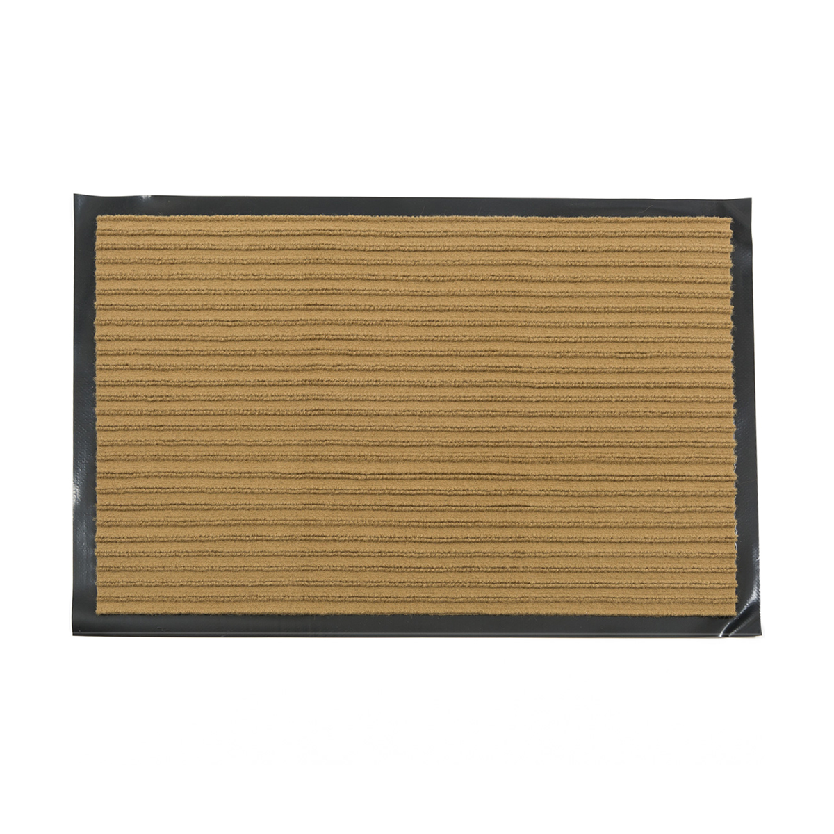 Коврик влаговпитывающий "ребристый"  40* 60 см (бежевый) (1/15) "sunstep" 35-037