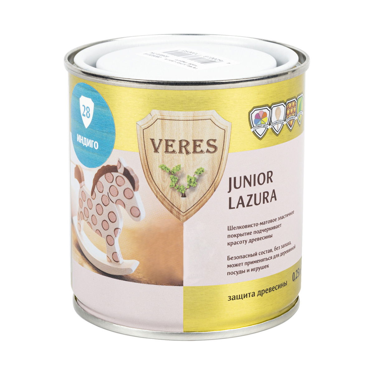 Верес джуниор №28 индиго 0,25 л (1/6) "veres"