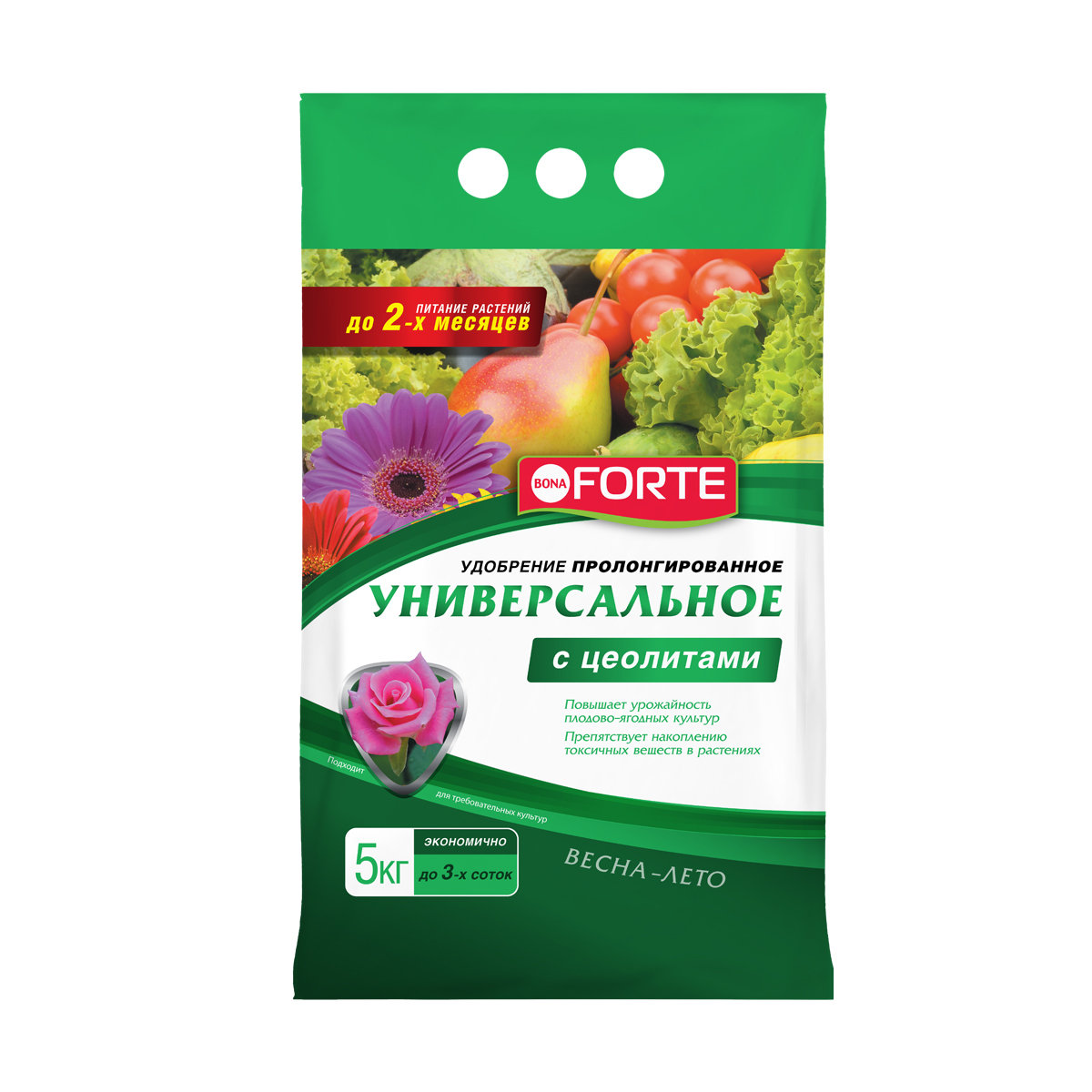 Удобрение "bona forte" универсальное пролонгир. 5 кг (гранул.) (1/5)