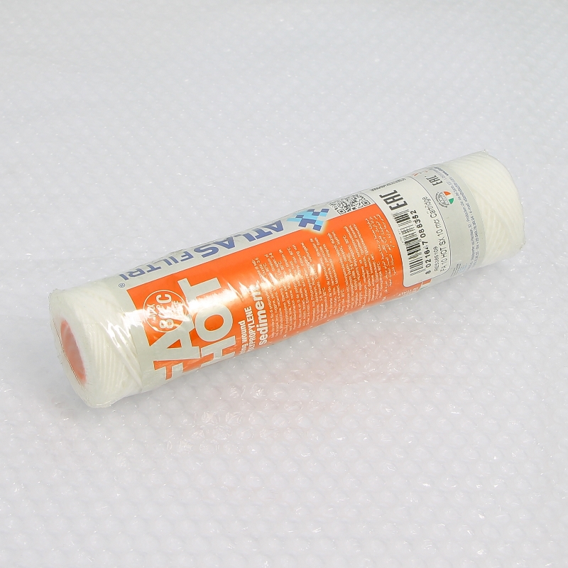 Картридж для тонкой очистки ГВС ATLAS FILTRI 10" SL 10 мкм (полипропиленовое волокно)