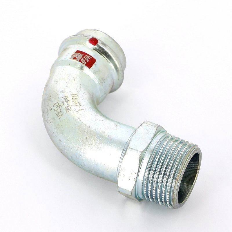 Угол пресс-Н 28x1" оцинкованная сталь Prestabo VIEGA