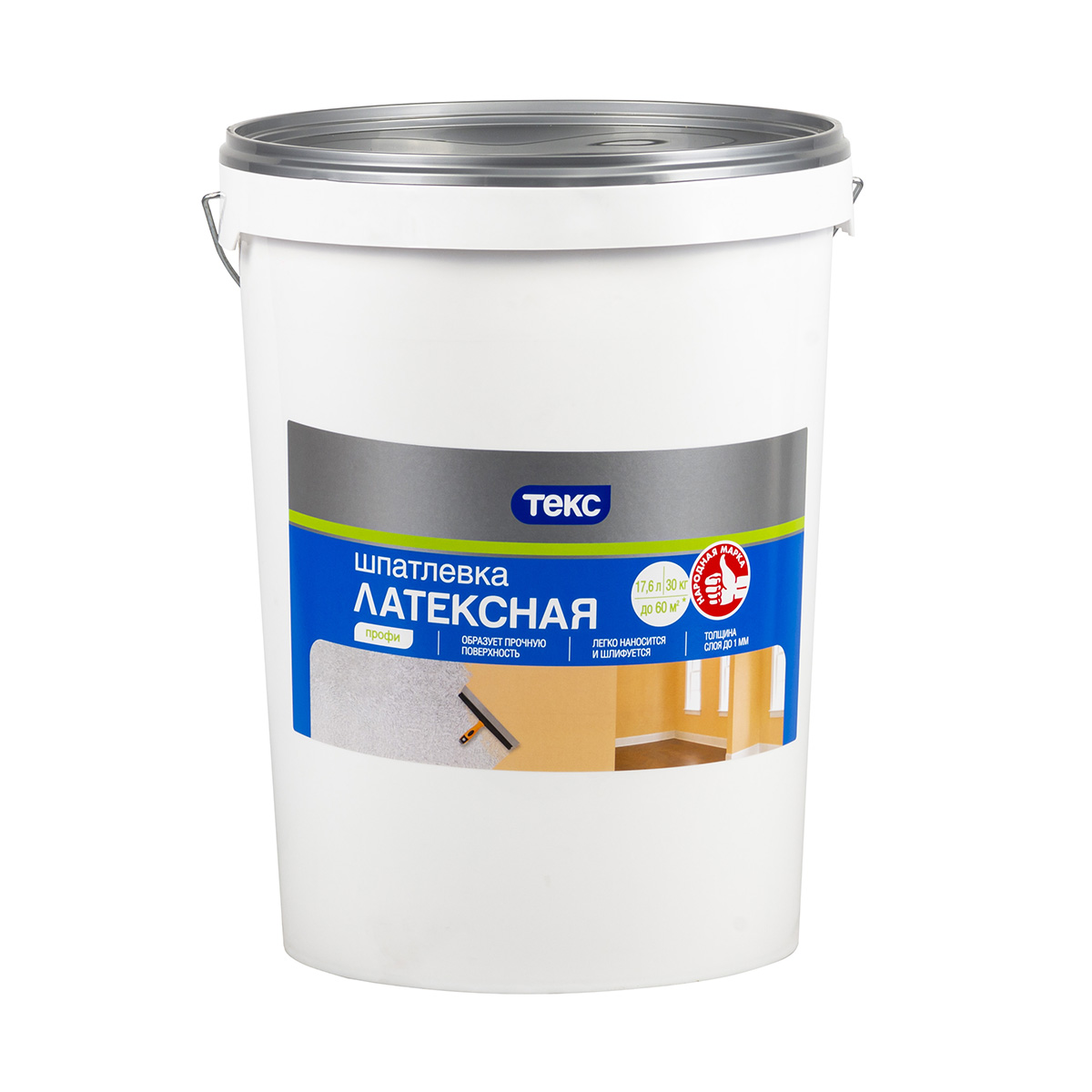 Шпатлевка латексная "профи" 30 кг (1/22) текс