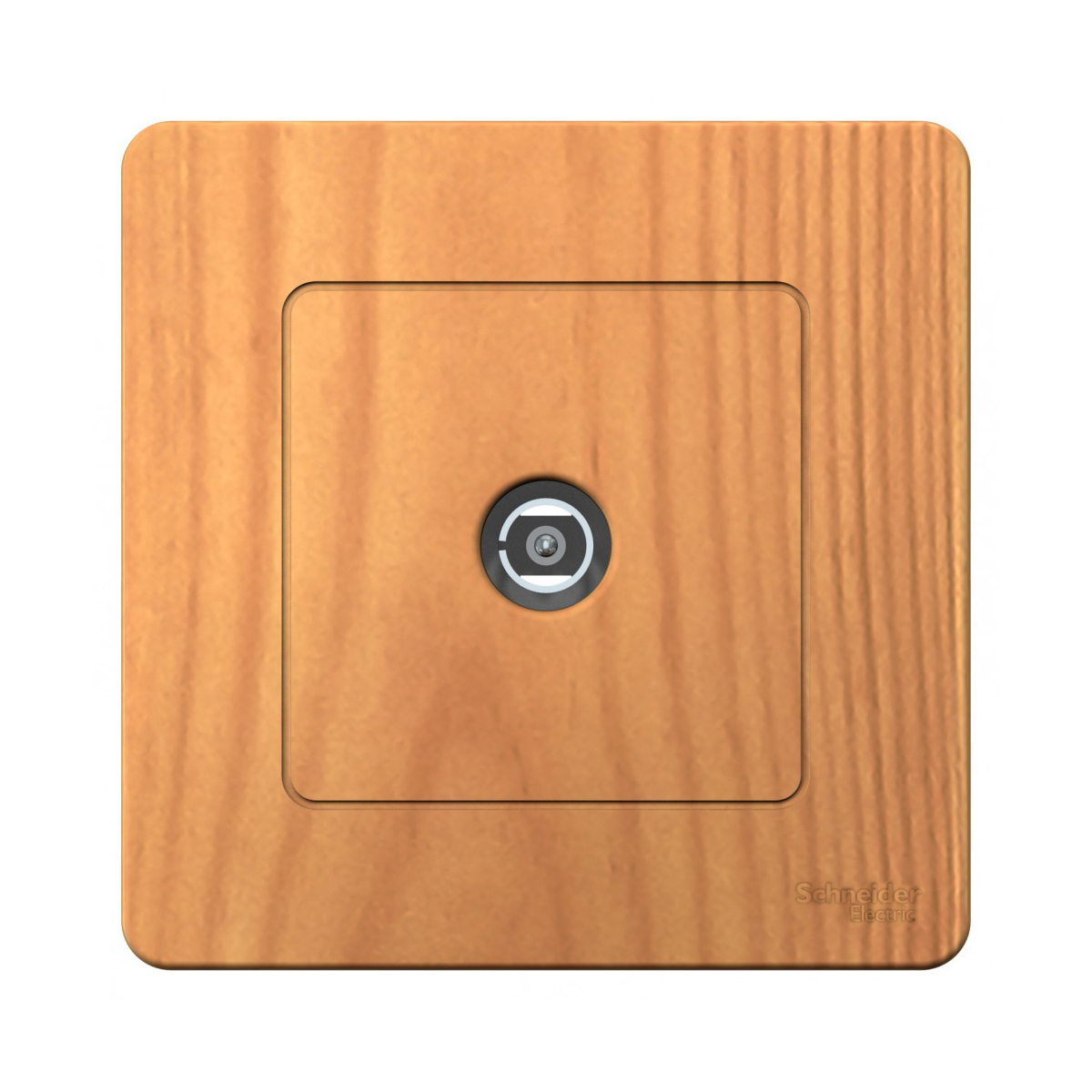 Розетка телевизионная "blanca" коннектор, ясень (1/10/20) "schneider"