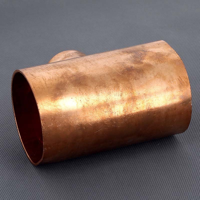 Тройник переходной под пайку 88.9 х 54 х 88.9 мм VIEGA медный