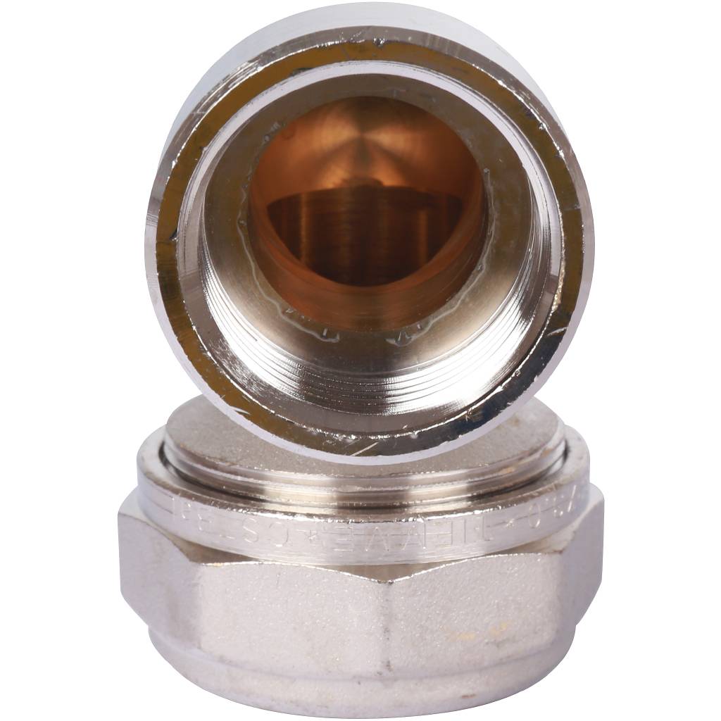 Угол переходной 32 х 1'' ВР обжим TIEMME для металлопластиковых труб