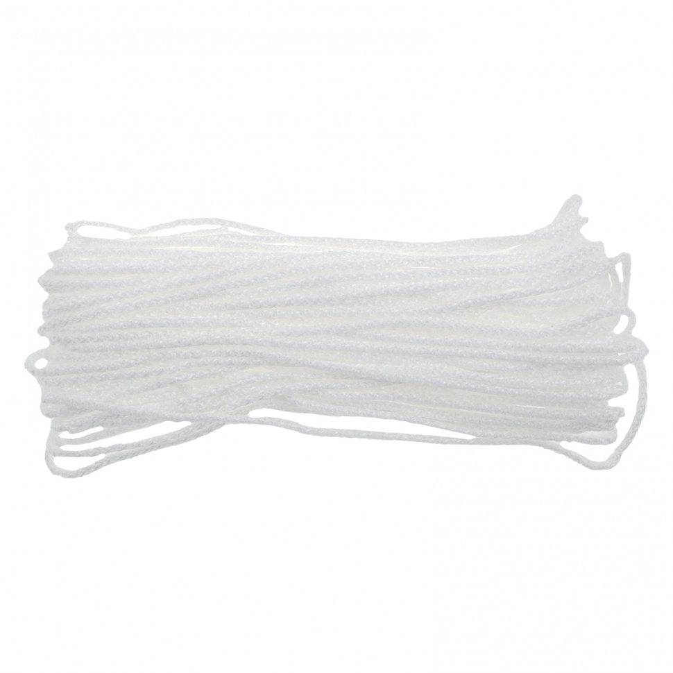 Шнур бельевой полипропиленовый с сердечником, 3 мм, L 20 м, белый, Home Palisad (937065)
