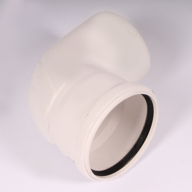 Отвод канализационный 87° RAUPIANO PLUS d=110 мм белый