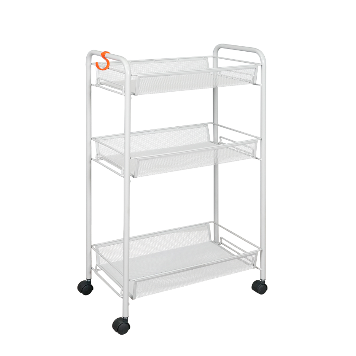 Этажерка "ладья 2к" 3 корзины (440*250*755 мм) на колесах, серый (1) э 322 с