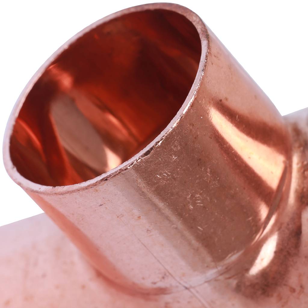 Тройник переходной 42х22х42 мм медный под пайку SANHA 15130422242