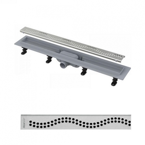 Лоток душевой Alcaplast APZ8 750 мм с порогами для перф. решетки нерж.сталь