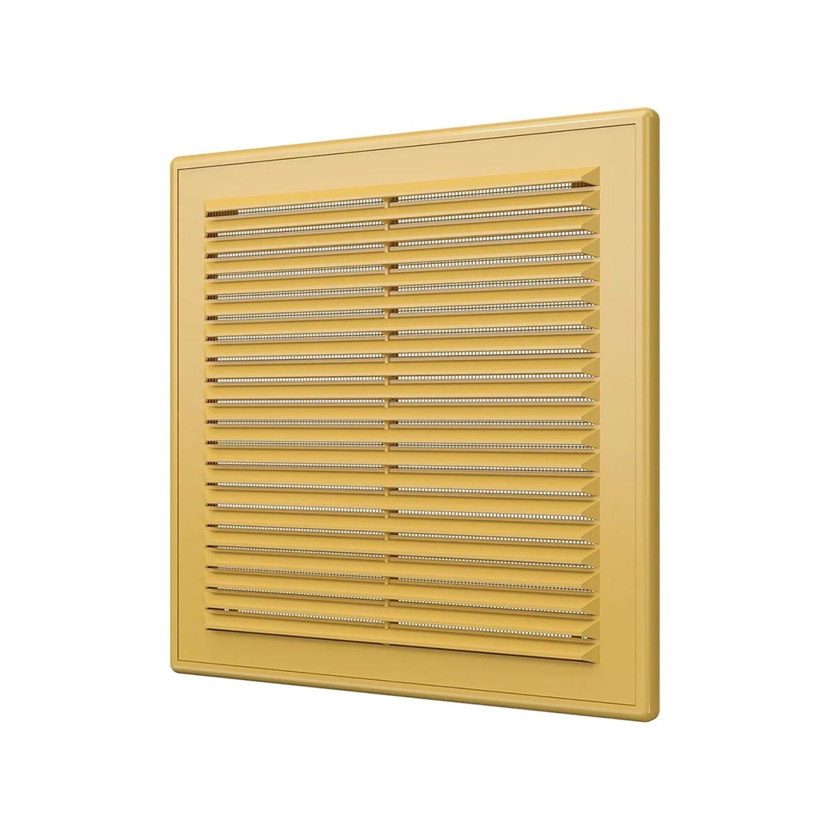 Решетка вентиляц. разъемная с сеткой 249 х 249 мм пласт. бежевая (1/40) "эра" 2525р беж