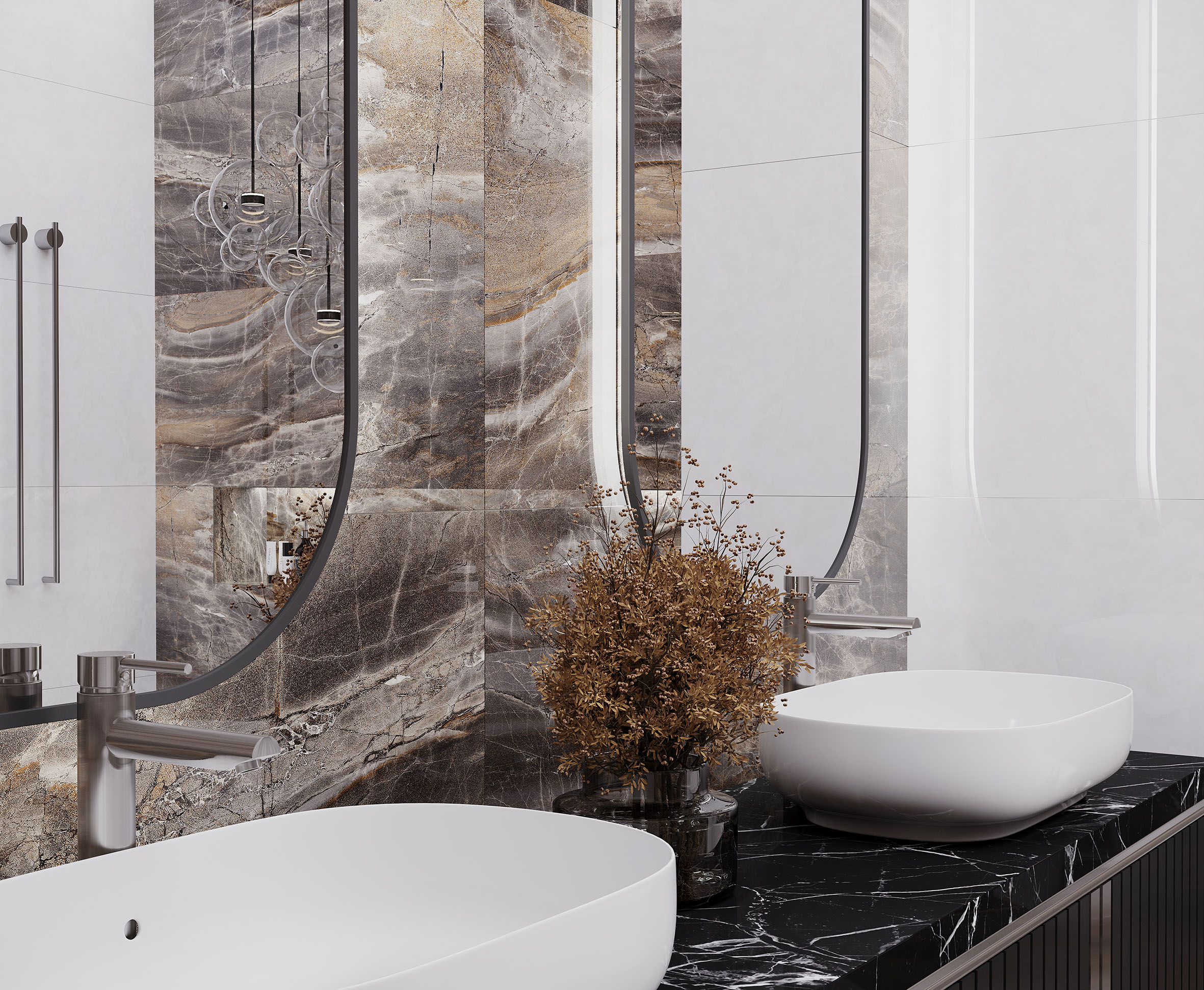 Electra brown керамогранит полированный 60x120