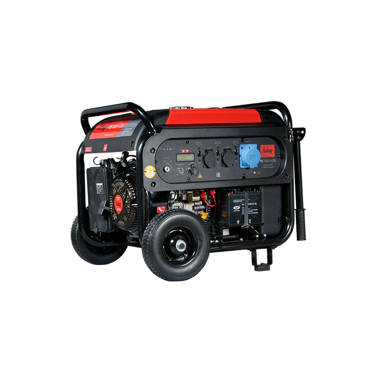 Генератор бензиновый инверторный цифровой ti 7000 a es (1) "fubag" 838235