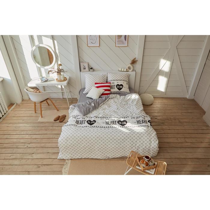 Постельное белье "этель" my heart 2 сп. (бязь) (1/6) 5181637