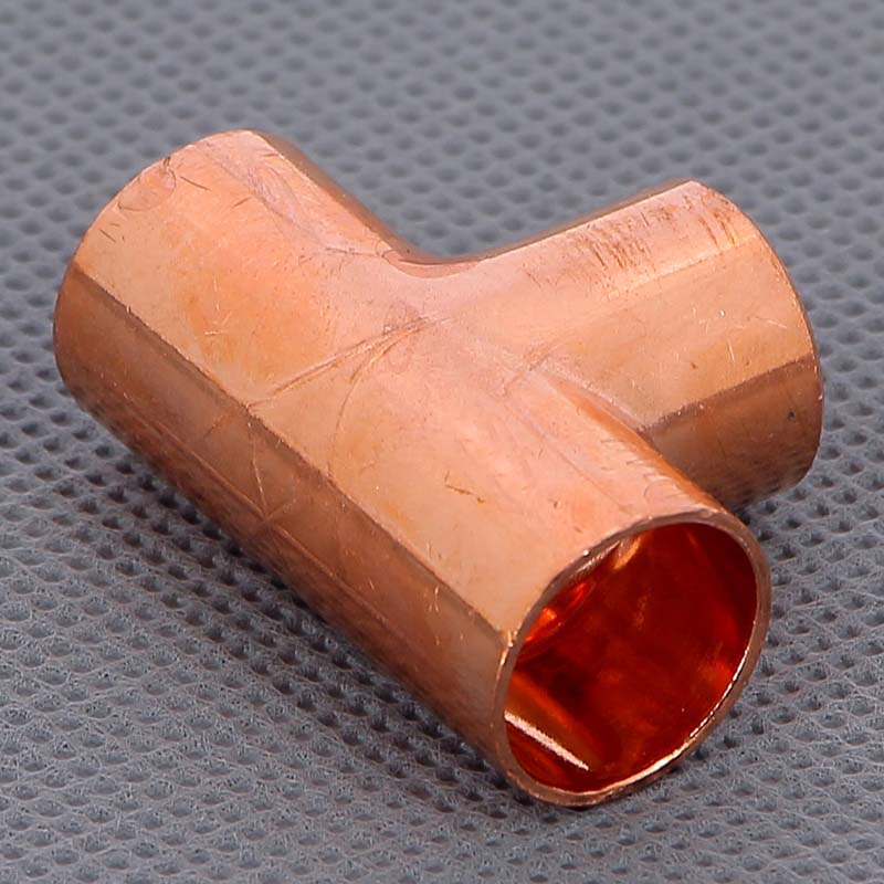 Тройник равнопроходной VIEGA под пайку 15 мм медный