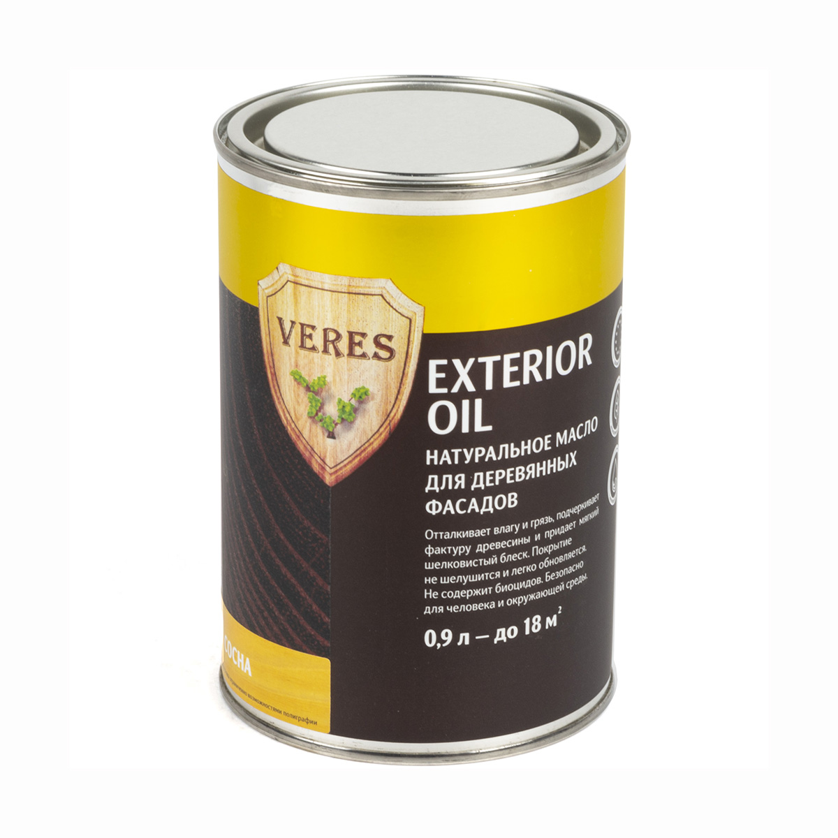 Верес масло для наруж. работ  "oil exterior" № 2 сосна  0,9 л (1/6) "veres"