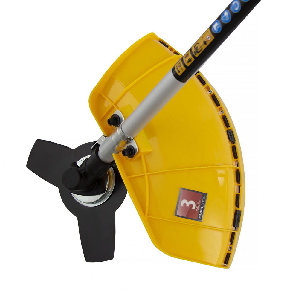 Триммер бензиновый DTL-37-4T, 4-тактный, 37 см3, неразъемная штанга, состоит из 2 частей Denzel (96267)