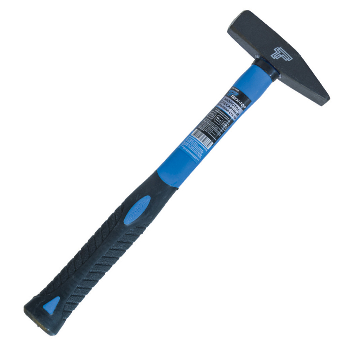 Молоток кованый  "tech-top" пласт. обрезин. ручка  600 г (1/6/36)  120-0600