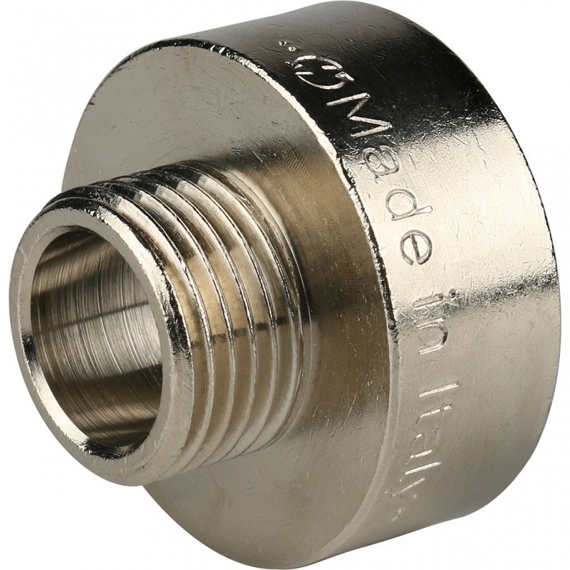 Переходник редукционный ВН 1" x 1/2" никель STOUT