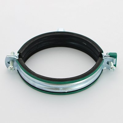 Хомут для труб Walraven KSB2 М8/М10 4" ( ⌀ 108-115 мм) шумопоглощающий, EPDM, быстрый замок