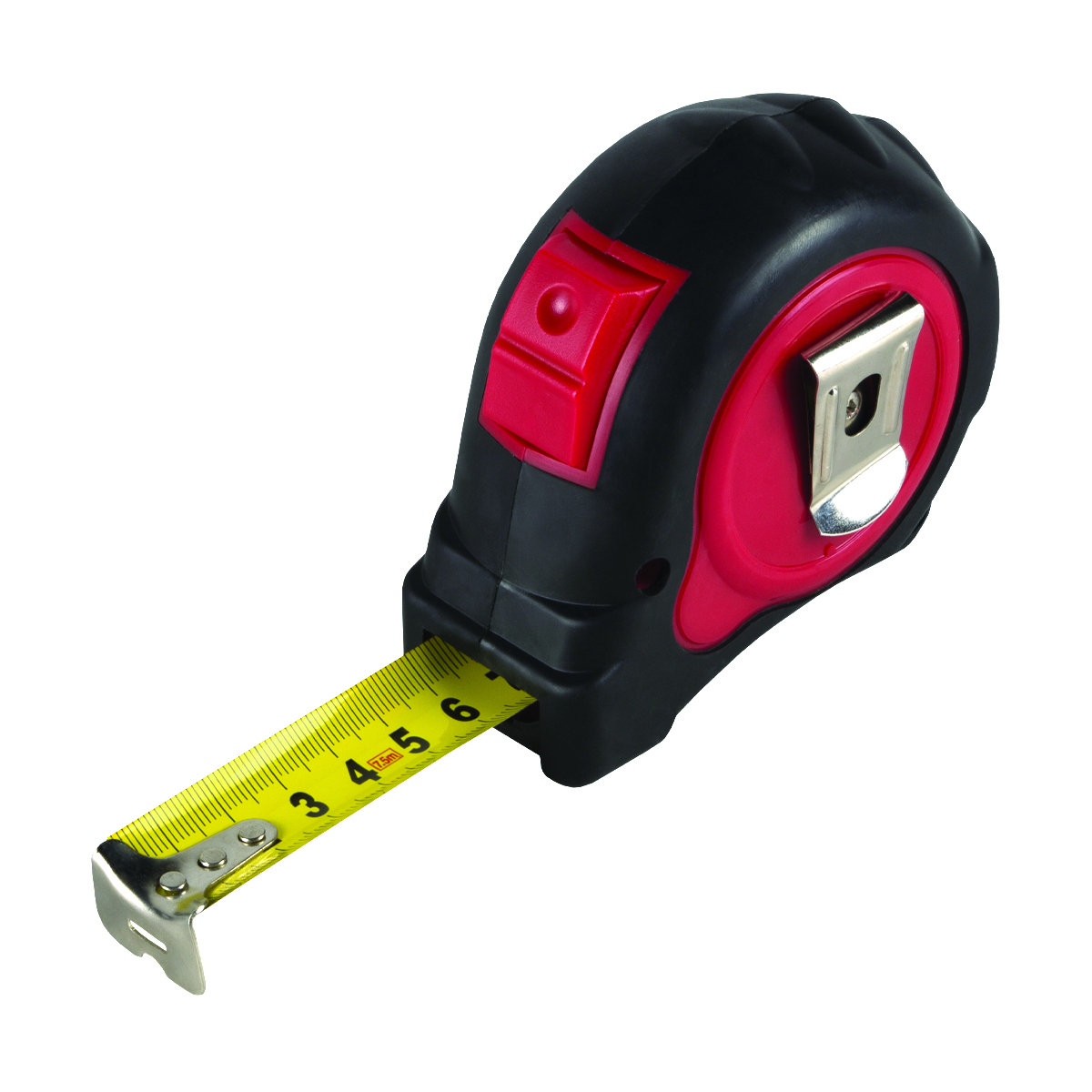 Рулетка с автостопом, двухкомп. корпус  7,5 м/25  мм (1/6/48) "кедр"  018-0725