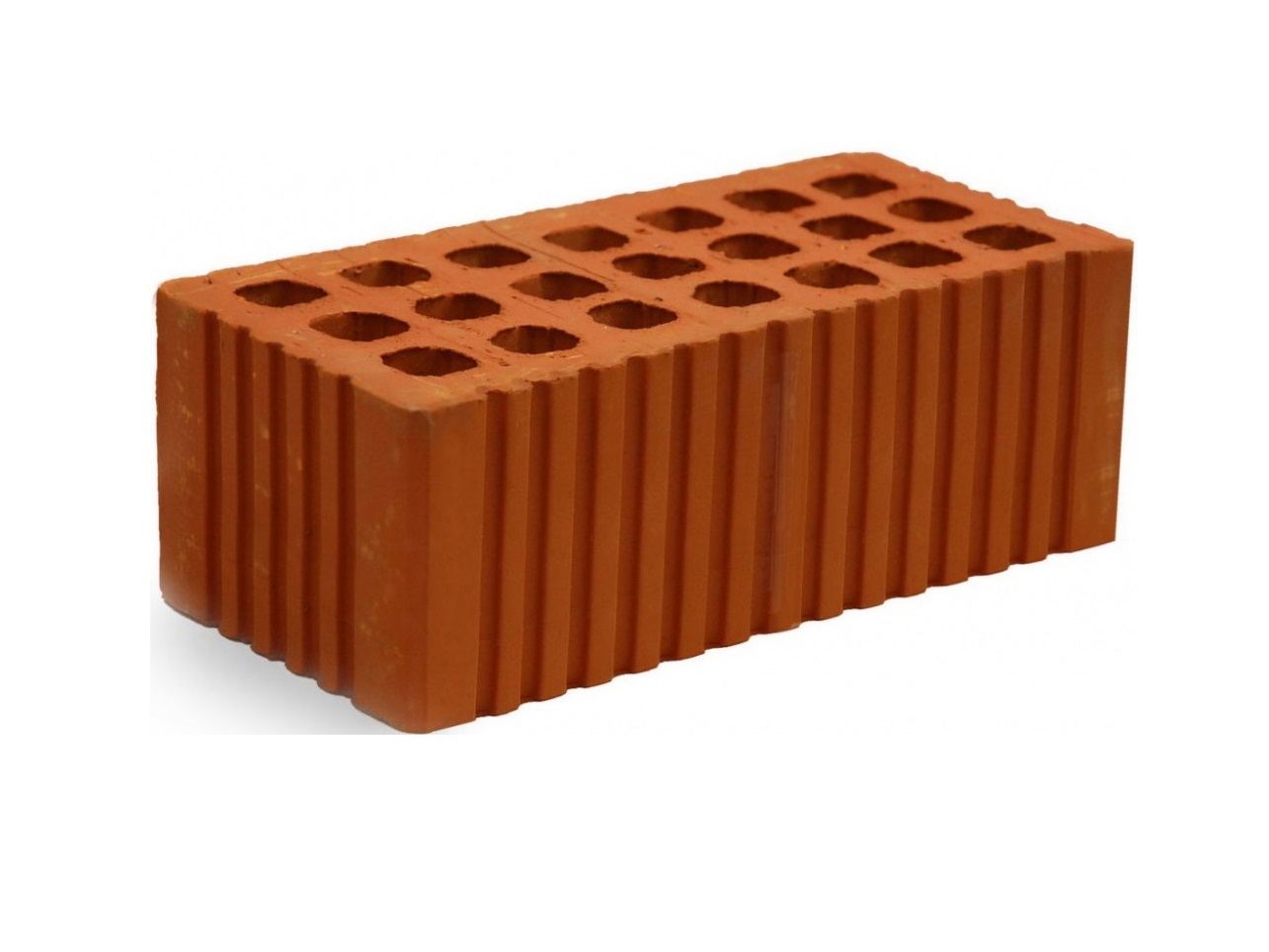 Кирпич М-150 полуторный пустотелый рифленый 1,4NF 250х120х88 мм