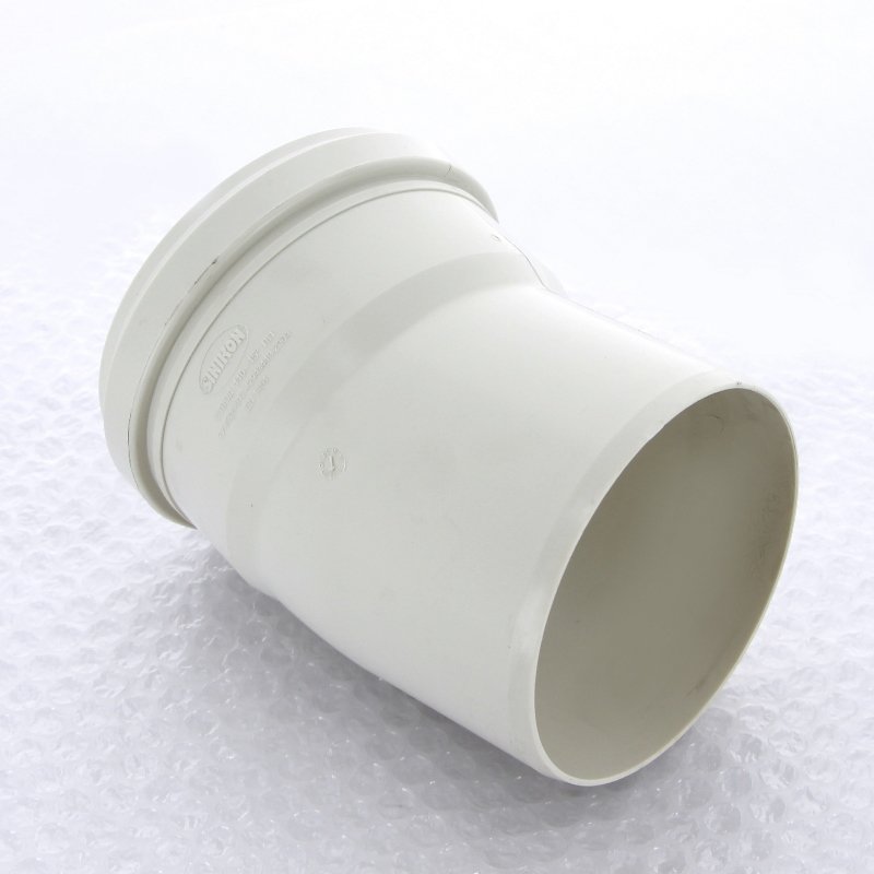 Отвод 15° для вн.канализации d=110 мм шумоизолированный SINIKON Комфорт