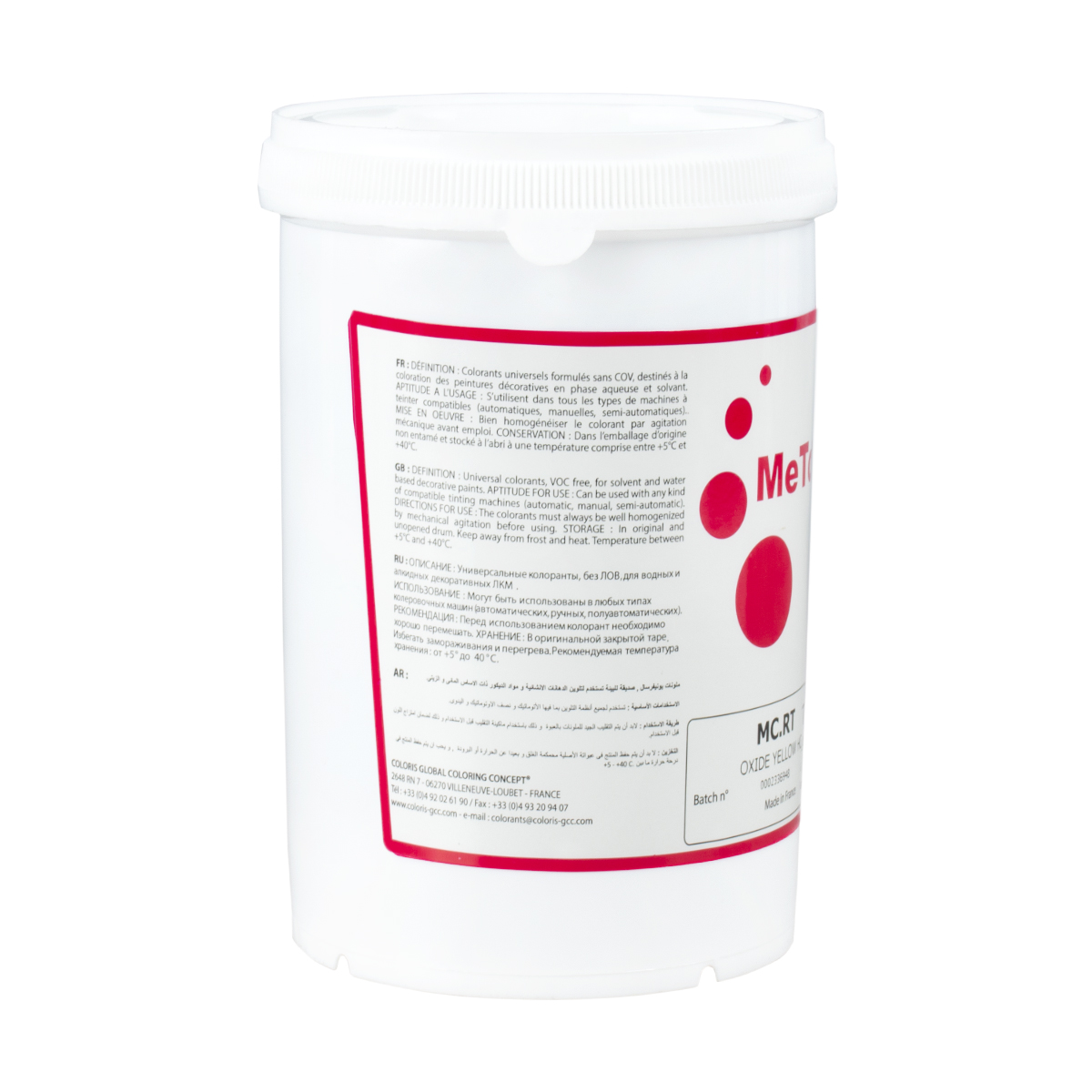 Колорант mc  rt (yellow oxide) 1 л "рогнеда"