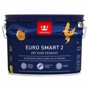 Тиккурила ЕВРО СМАРТ-2 (1) Краска интерьерная 9л