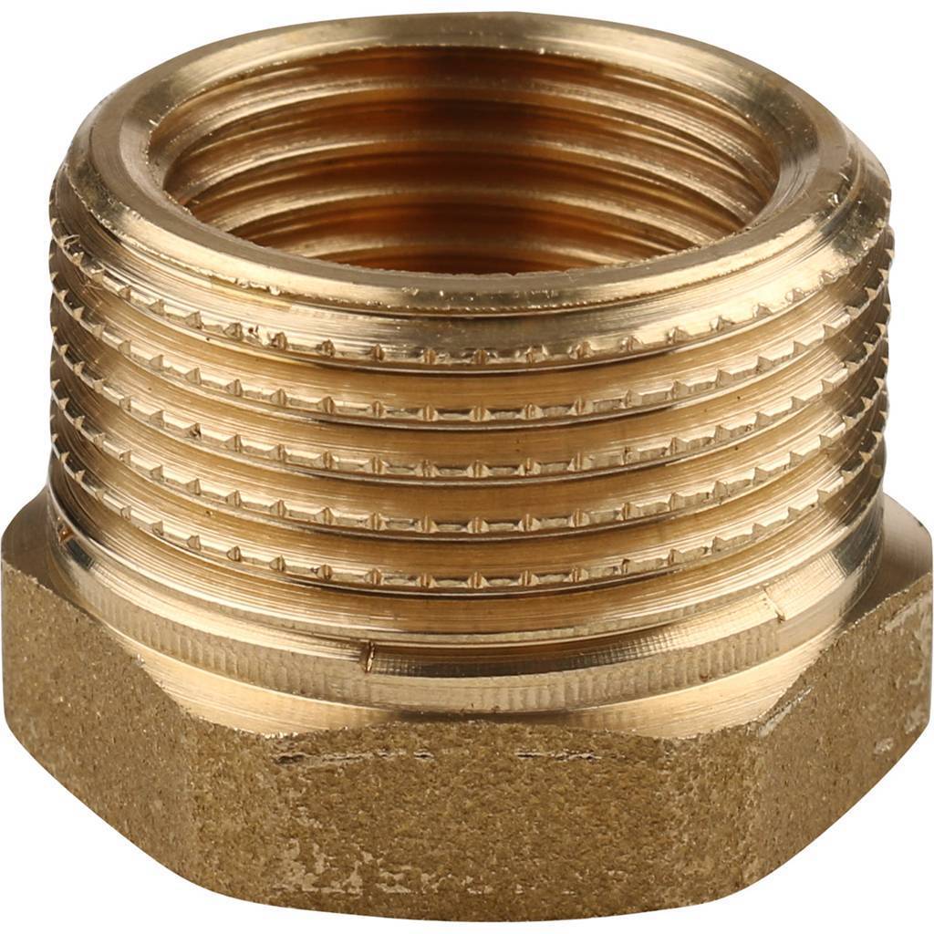 Футорка редукционная НВ 1/2" x 1/4" латунь TIEMME