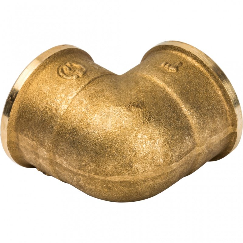 Угол резьбовой ВР 1" латунь STOUT