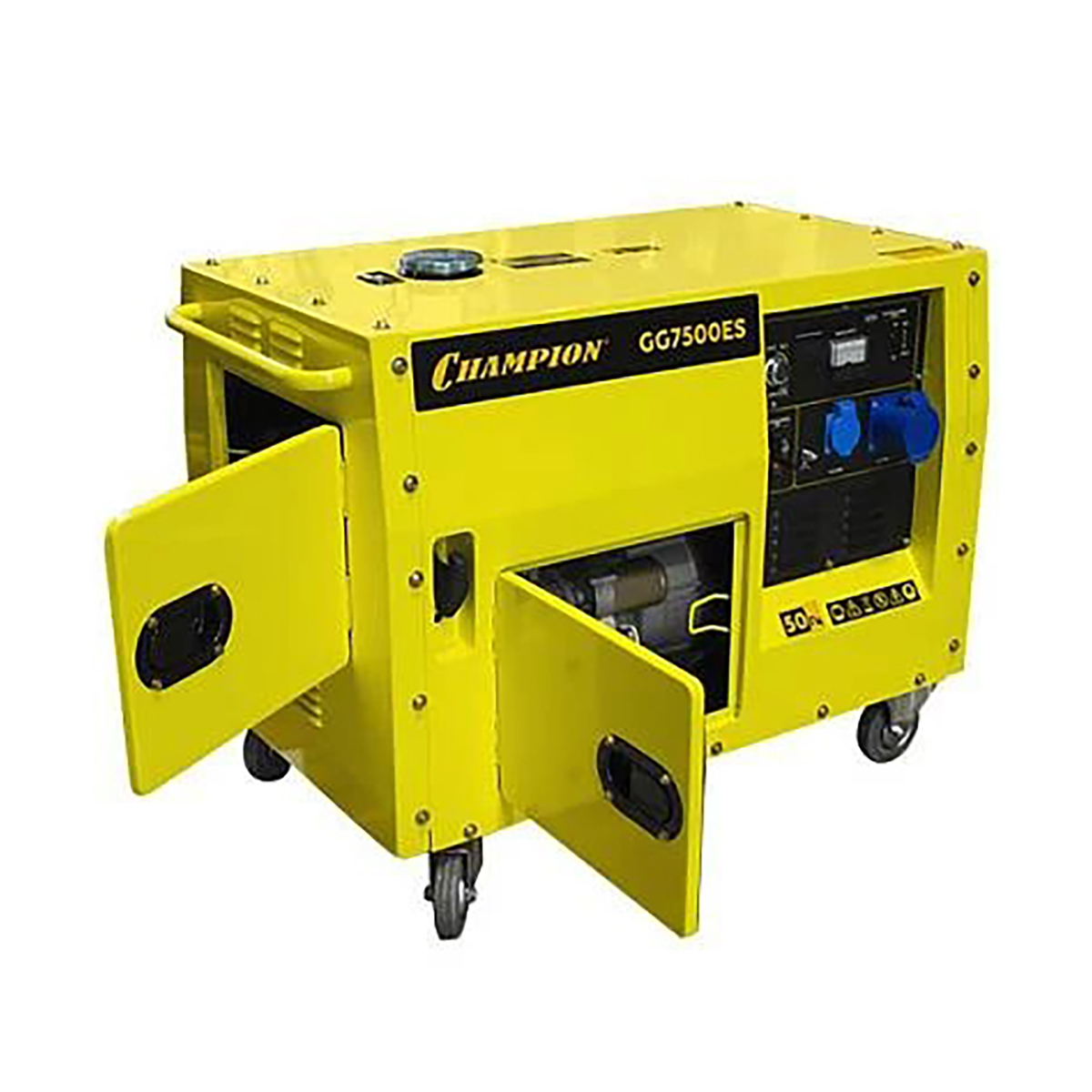 Генератор бензиновый gg7500es "champion"