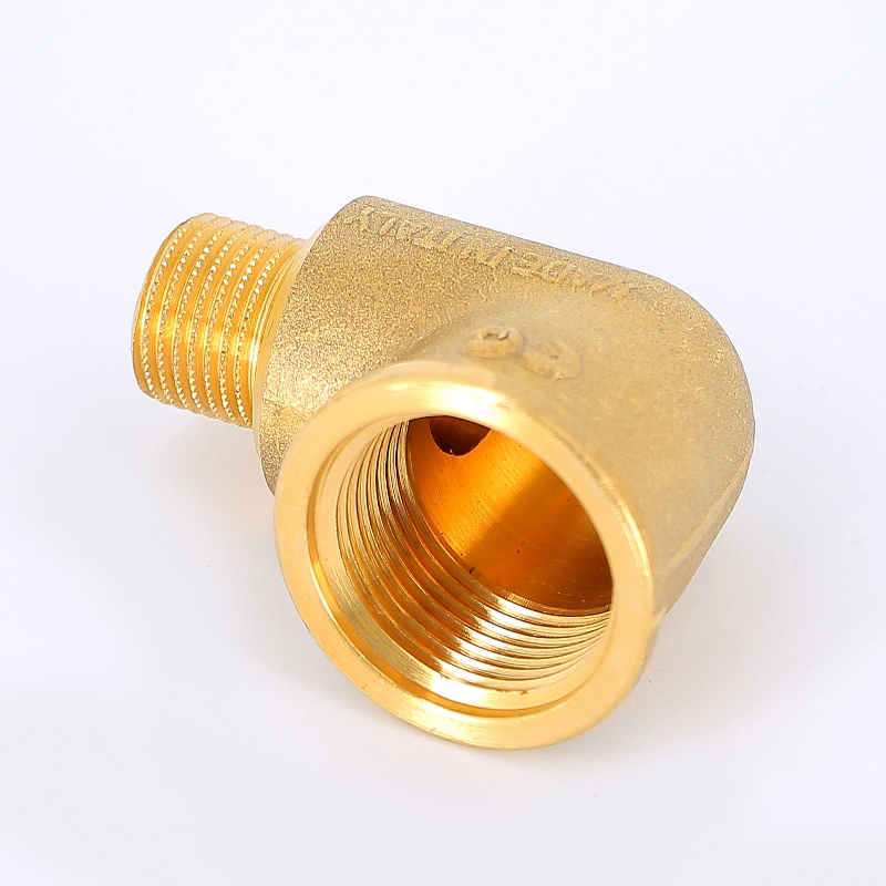 Колено резьбовое ВН 1/2" x 1" латунь UNI-FITT