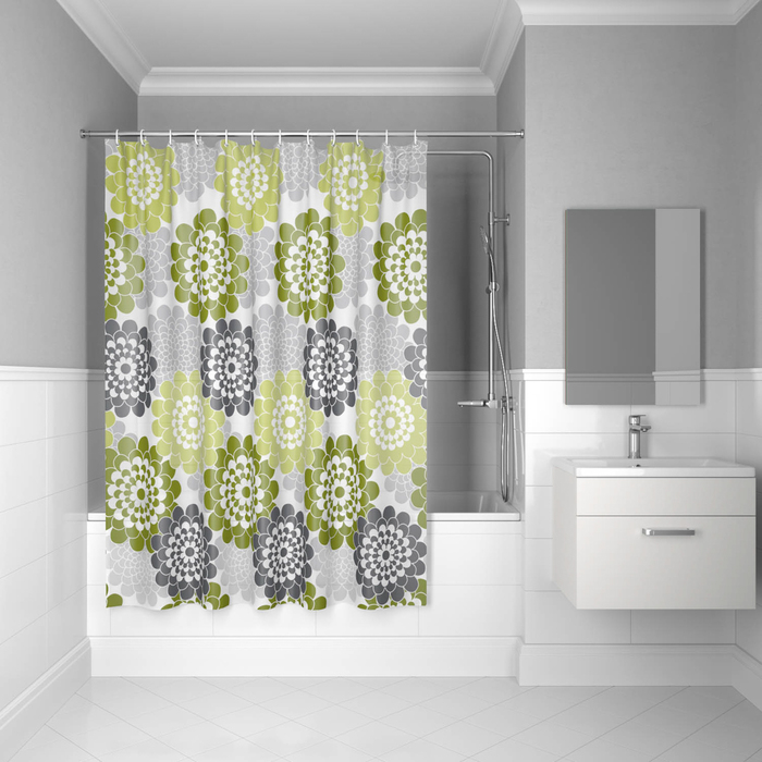 Штора для ванной 180*180 см (peva) (1/40) "iddis" p29pv11i11