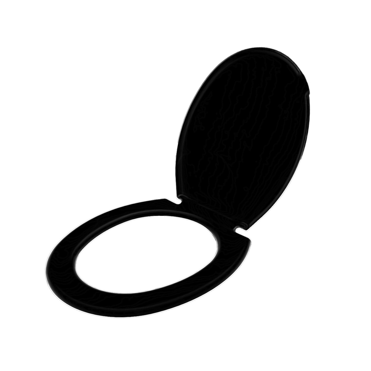Сиденье для унитаза "ирма" черное (1/18) "инкоэр" и - сиденье-стандарт н-черный р