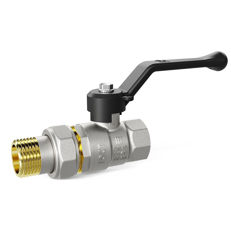 Кран шаровый LD Pride НВ 11/4" с разъемным соединением, полный проход, ручка