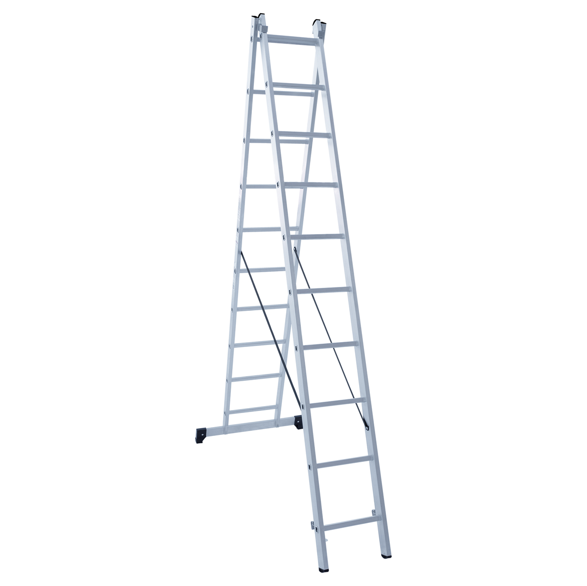 Лестница-стремянка 2 секции по 10 ступеней (1) "новая высота" nv-1220