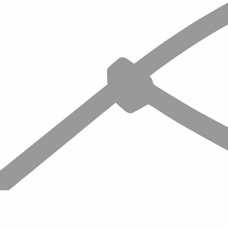 Хомуты нейлон 3,6 х 150 мм (набор 100 шт.), серые (1/10/200) "rexant" 07-0151-3