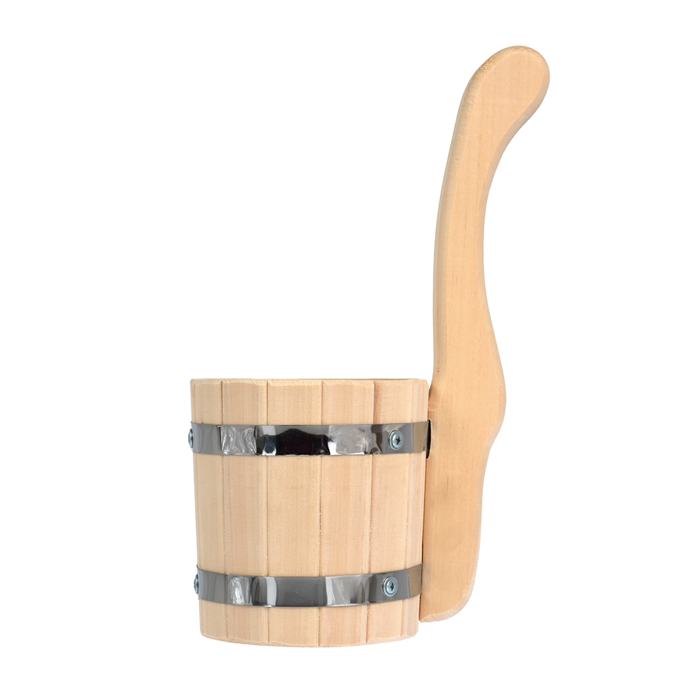 Ковш-черпак для бани и сауны "русский дух" 0,8 л, липа (1/5) "банные штучки" 31161